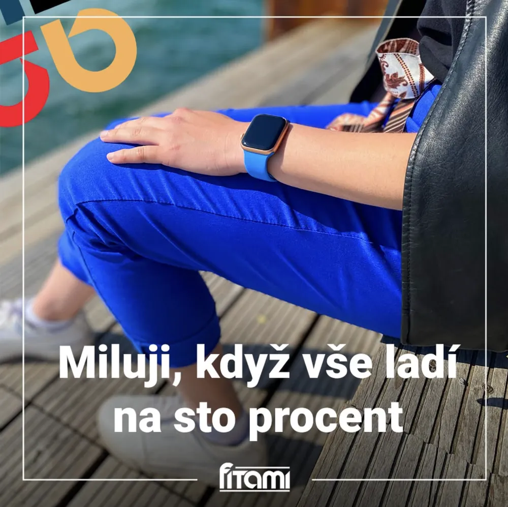 FITAMI vizuál: řemínek na Apple Watch jako módní doplněk