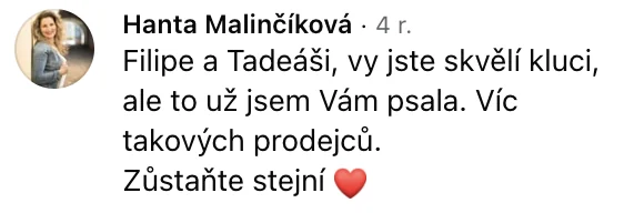 Recenze zákazníka na e-shop FITAMI