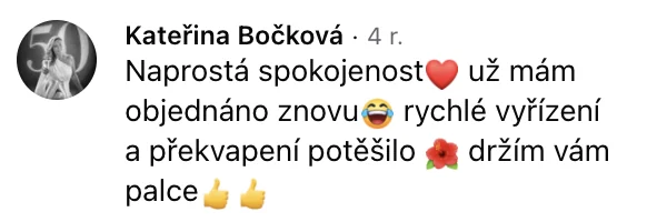 Recenze zákazníka na e-shop FITAMI