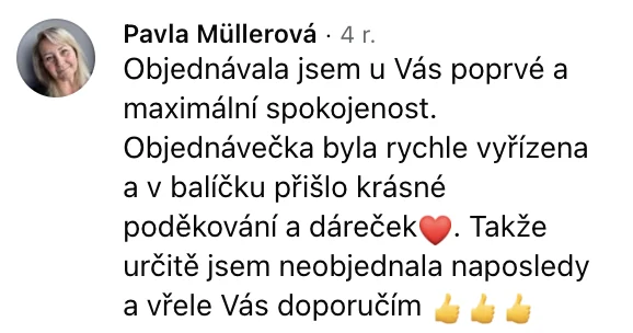 Recenze zákazníka na e-shop FITAMI