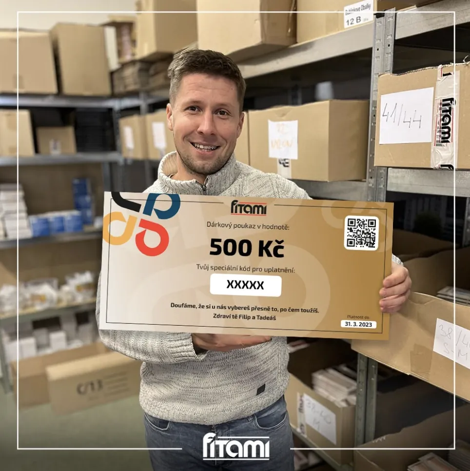 Tadeáš, spolumajitel e-shopu FITAMI